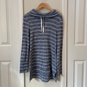 Striped Lounge Wear Long Sleeved Top